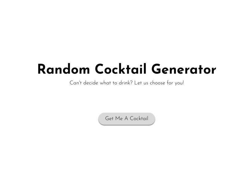 Screenshot thumbnail #4 for project Quintessential Cocktails 